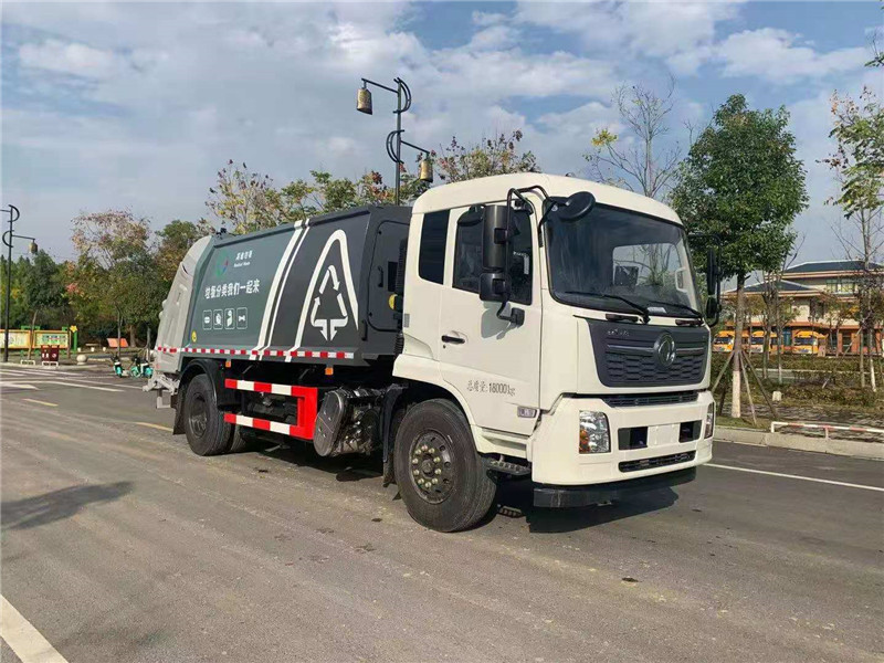 东风天锦14方压缩式垃圾车图片4