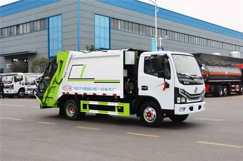 东风多利卡6方压缩式垃圾车图片2