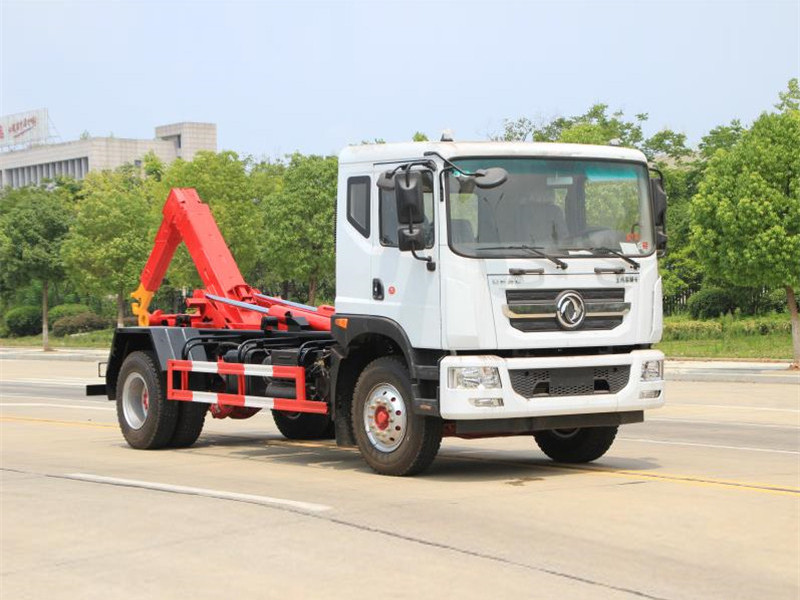 东风多利卡D9勾臂式垃圾车2 (2)