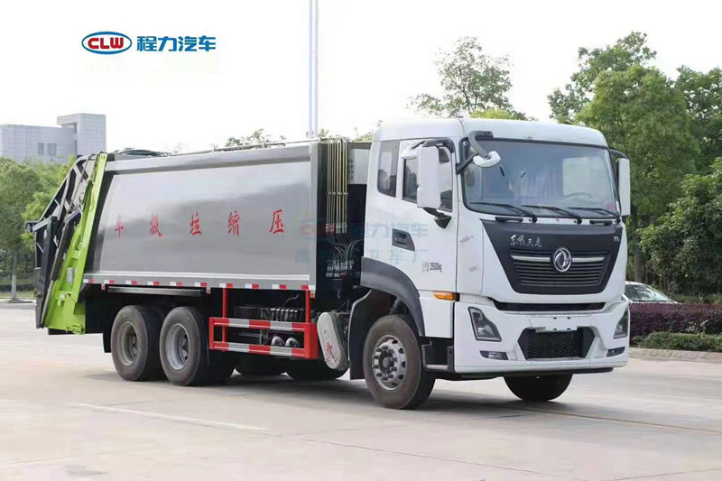 东风天龙18方压缩式垃圾车1