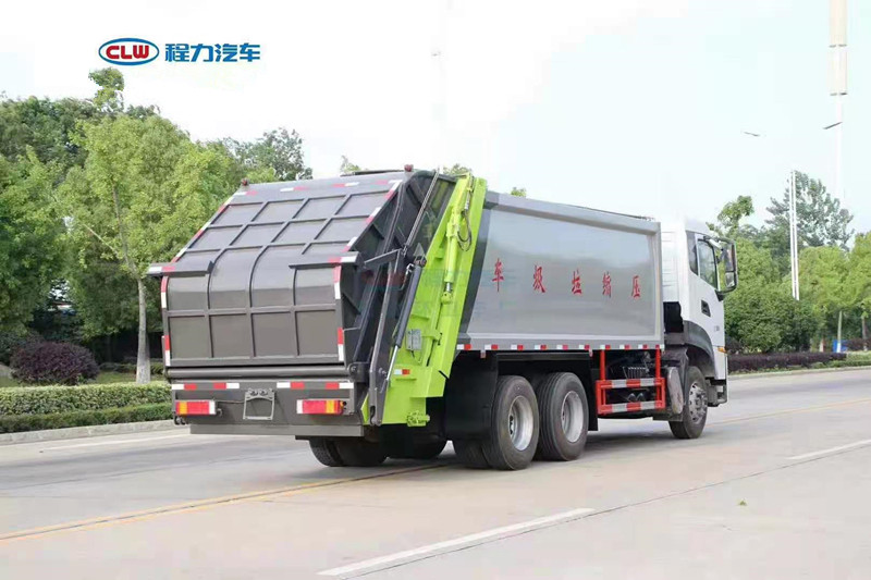 东风天龙18方压缩式垃圾车4