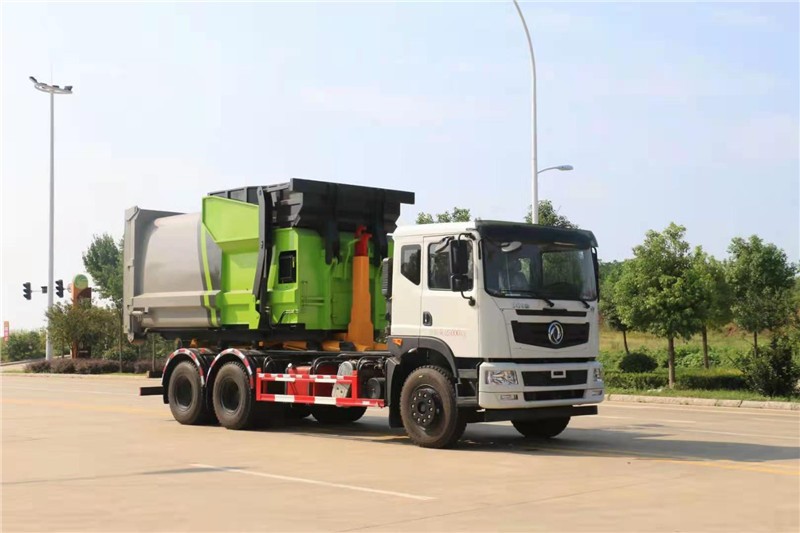 东风华神T5勾臂式垃圾车6