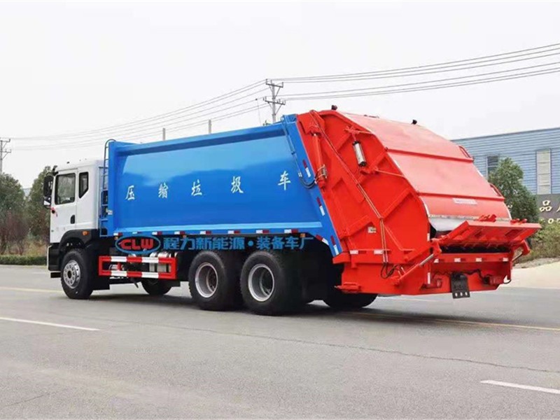 东风华神18方压缩式垃圾车6