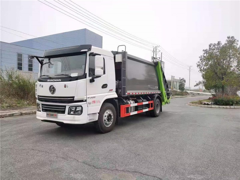 陕汽轩德14方压缩式垃圾车3