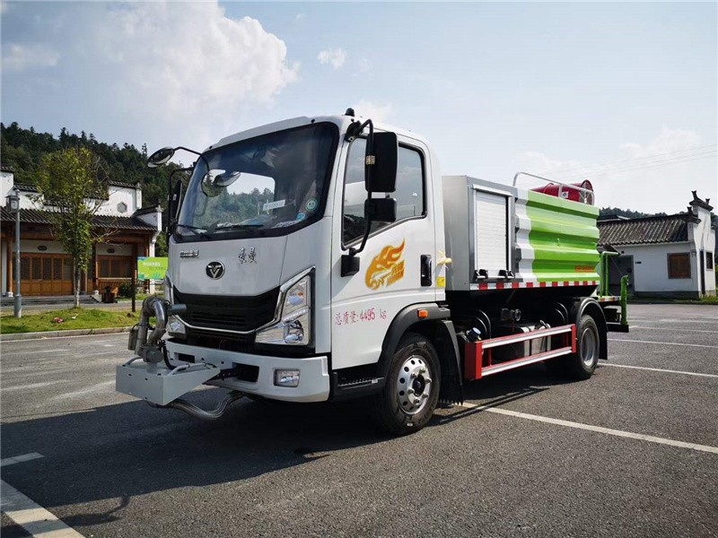 重汽豪曼5方抑尘车1