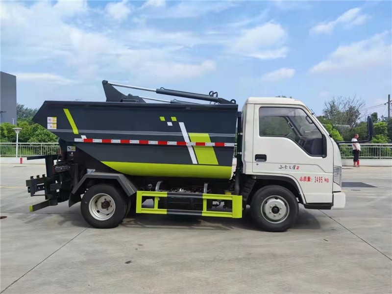 福田小卡之星自装卸式垃圾车5