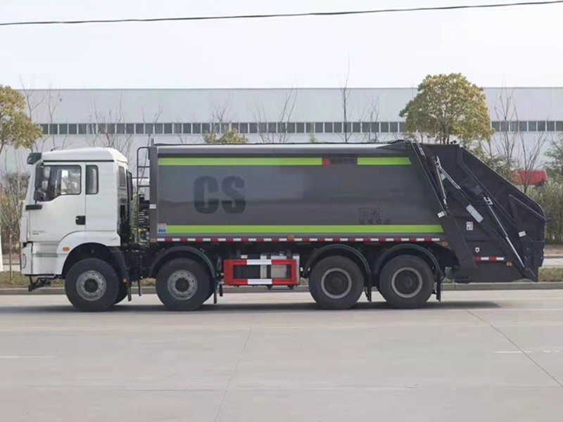 陕汽德龙20方压缩式垃圾车5