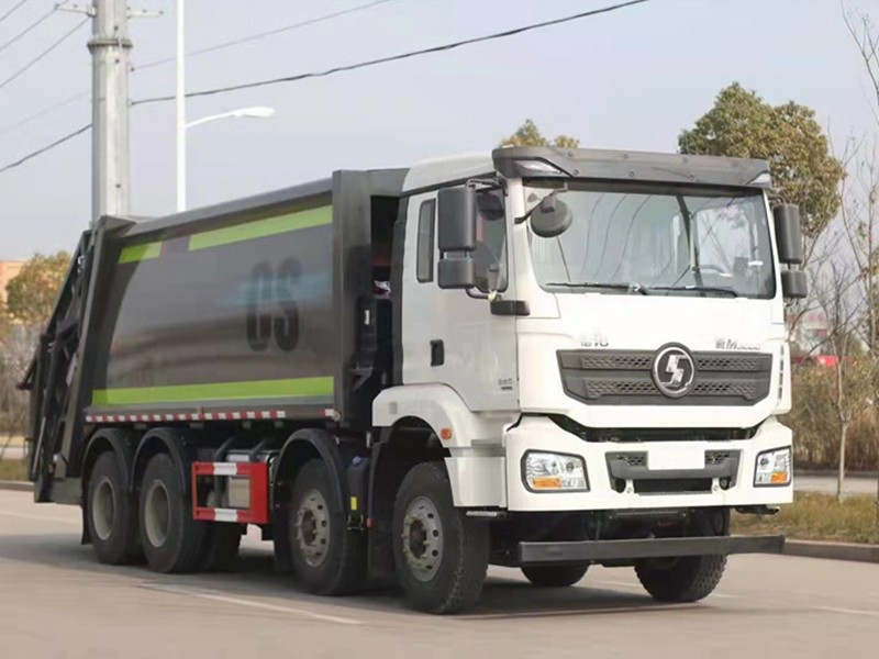 陕汽德龙20方压缩式垃圾车2