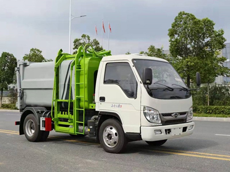福田小卡之星3自装卸式垃圾车2