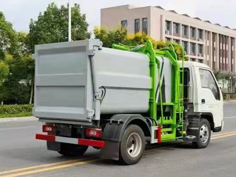 福田小卡之星3自装卸式垃圾车4