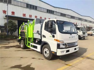 江淮骏铃6方餐厨垃圾车(云内163马力)